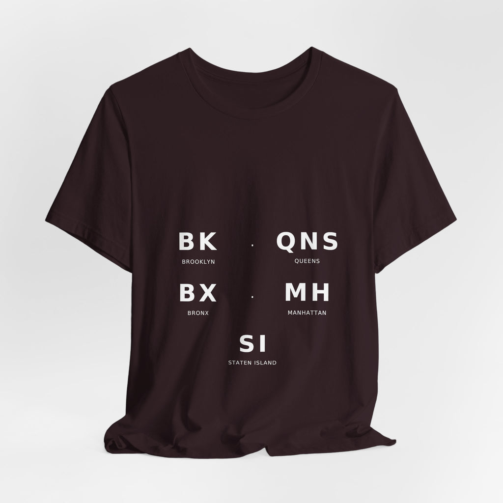 Five Boroughs Shirt — NYC — Dark