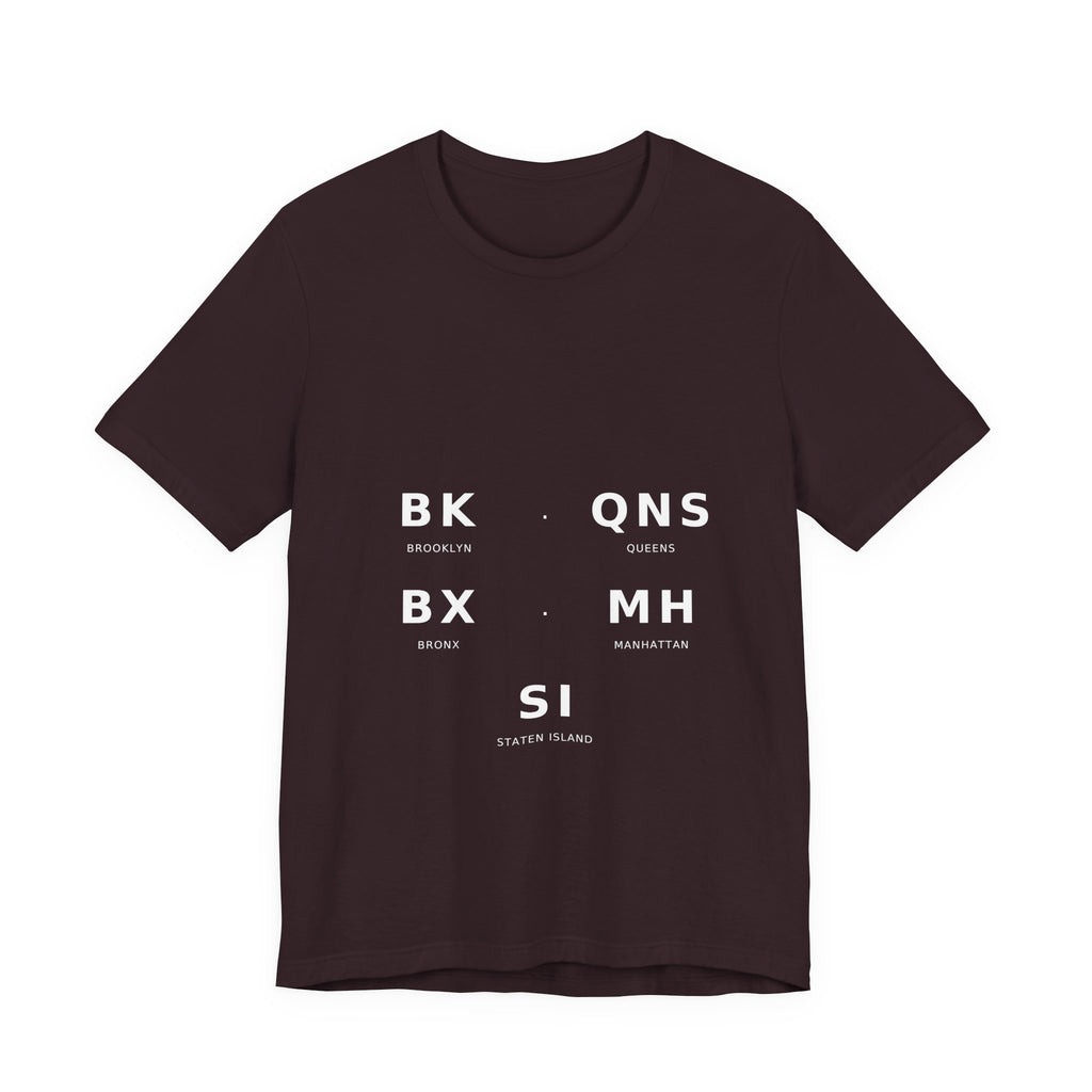 Five Boroughs Shirt — NYC — Dark